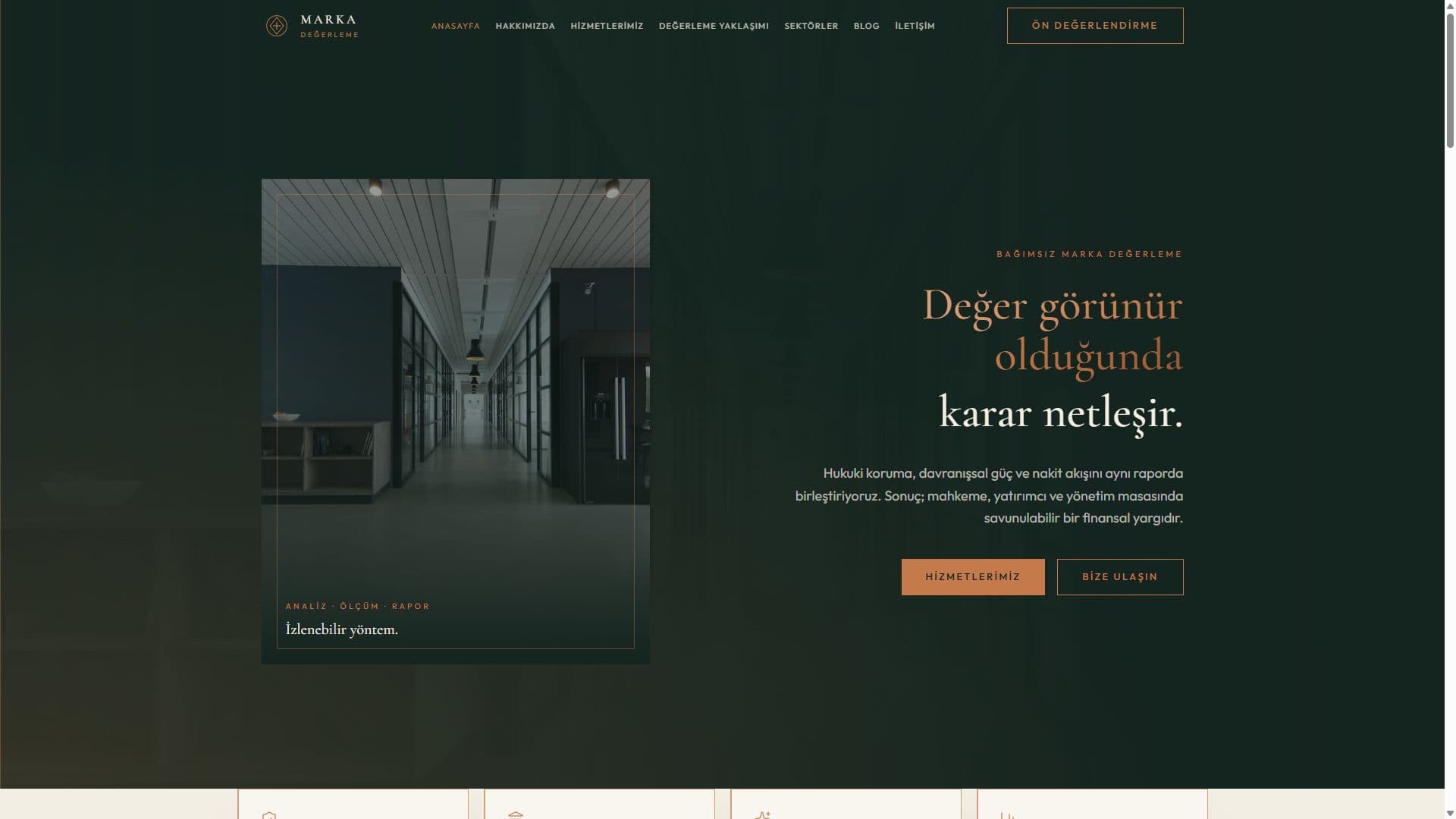 Marka Değerlendirme site ekran görüntüsü